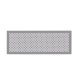 Zehnder ComfoGrid Design-Abdeckgitter CLD breit Pisa, Edellstahl