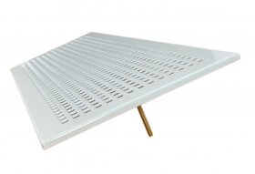 Zehnder ComfoGrid Design-Abdeckgitter CLD breit Torino, weiß