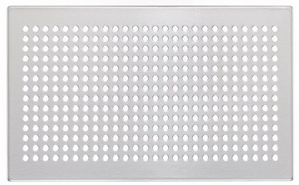 Zehnder ComfoGrid Design-Abdeckgitter CLD Roma, Edelstahl