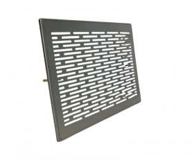 Zehnder ComfoGrid Design-Abdeckgitter CLD Genua, Edelstahl