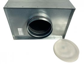 Verteiler mit Schallauskleidung DN 125, 6 x 75 mm