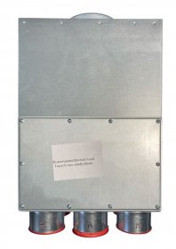 Verteiler mit Schallauskleidung DN 125, 6 x 75 mm