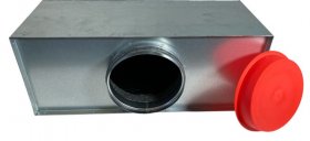 Verteiler mit Schallauskleidung DN 160, 10 x 75 mm