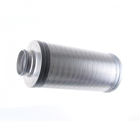 Flexibler Schalldämpfer mit Lippendichtring, 1.000 mm, 50 mm Dämmschicht
