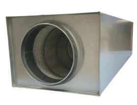 Kompaktschalldämpfer DN 125, 1.000 mm