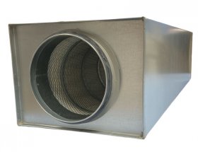 Kompaktschalldämpfer DN 160, 1.000 mm