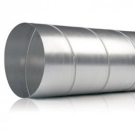 Wickelfalzrohr verzinkt, 3 m DN 160