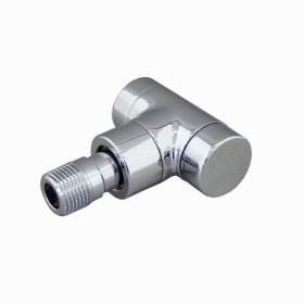 Verschraubung "Combi E", Eckform, weiß