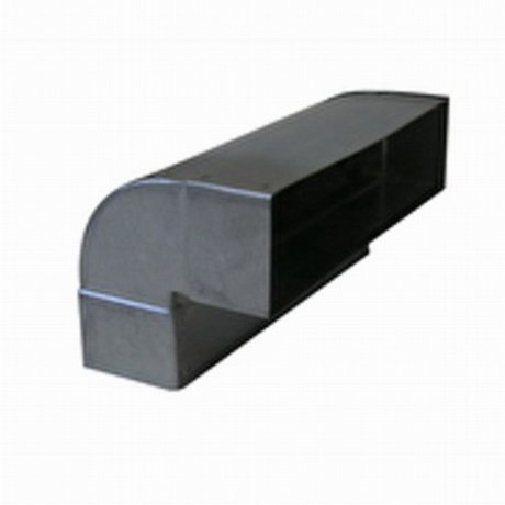 Kanalbogen 45°, 50 x 200 mm