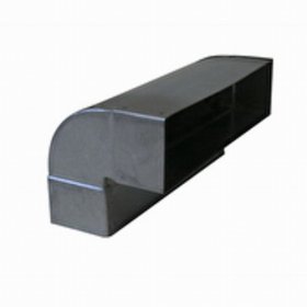 Kanalbogen 45°, 50 x 200 mm