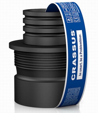 Kombiadapter CRASSUS NW 75 - 70 / 50 - 40 mm
