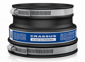 Adapterkupplung CRASSUS NW 110 - 122 / 80 - 95 mm