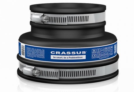 Adapterkupplung CRASSUS NW 121 - 136 / 100 - 115 mm