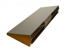 Meltem Fassadenabschluss, Edelstahl M-WRG-II ES