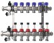 Logafloor Heizkreisverteiler HVE/7 mit DFM 7 Heizkreise