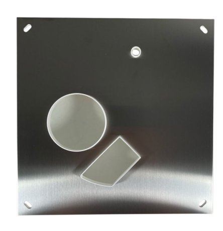 Zehnder Außenblende Unterschale, Edelstahl