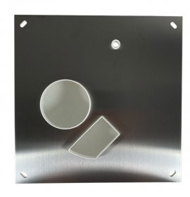 Zehnder Außenblende Unterschale, Edelstahl