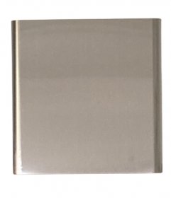 Zehnder Au&szlig;enblende Oberschale, Edelstahl