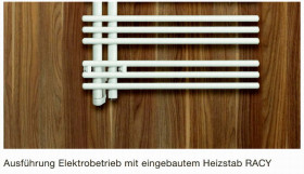 Zehnder Design-Heizkörper Yucca elektrisch links YAEL-170-60/GD, anthrazit