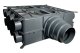 Wolf Luftverteiler DN 125-180, 24 Stutzen DN 75 mit 12 Verschlusskappen