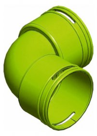 Wolf Bogen DN 75, 90°