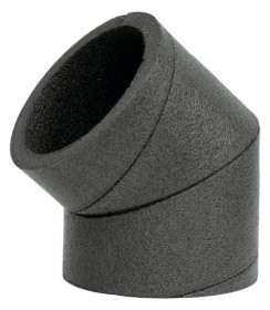 Wolf ISO-Rohrsystem Bogen DN 125, 45°