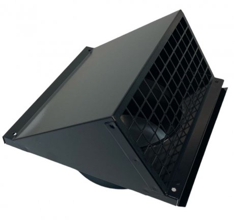 Wolf Wandhaube DN 160, schwarz