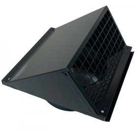 Wolf Wandhaube DN 160, schwarz