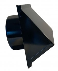 Wolf Wandhaube DN 160, schwarz