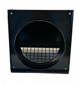 Wolf Wandhaube DN 160, schwarz