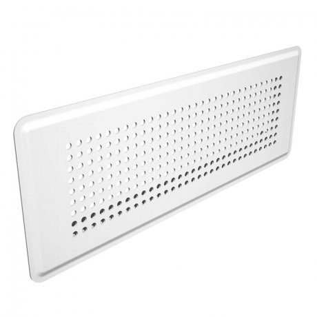 Wolf Bodengitter 350 x 130 mm weiß für flex. Kanalsystem 50 x 100