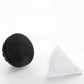 Zehnder ComfoValve Abluft-Tellerventil Luna E125 mit Filter, schwarz