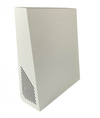 Lunos Zweikanal-Außenhaube mit Schalldämmung 1/HWE-2 Aluminium weiß