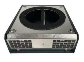 Lunos Zweikanal-Außenhaube mit Schalldämmung 1/HAZ-2,  Aluminium anthrazit