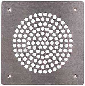 Pluggit Zuluftblende Circle, Edelstahl