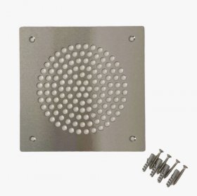 Pluggit Zuluftblende Circle, Edelstahl