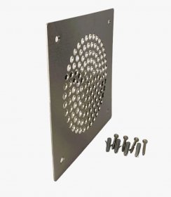 Pluggit Zuluftblende Circle, Edelstahl