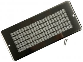 Pluggit Abdeckgitter PL121, Edelstahl