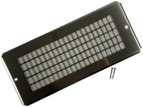Pluggit Abdeckgitter PL121, Edelstahl
