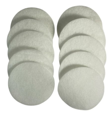 PluggOrif Filterset für Filterblendenset EVBS1 weiß, 10 Stück