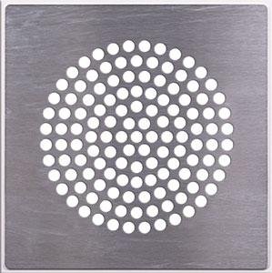 Pluggit Abluftblende Circle, Edelstahl