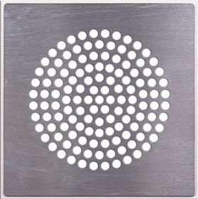 Pluggit Abluftblende Circle, Edelstahl