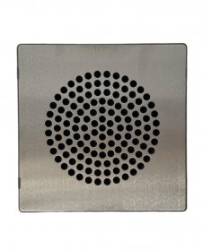 Pluggit Abluftblende Circle, Edelstahl