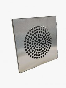 Pluggit Abluftblende Circle, Edelstahl