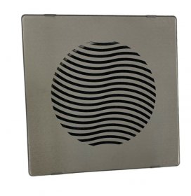 Pluggit Abluftblende Wave, Edelstahl