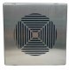 Pluggit Abluftblende Square, Edelstahl