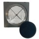 Pluggit Abluftblende Square, Edelstahl