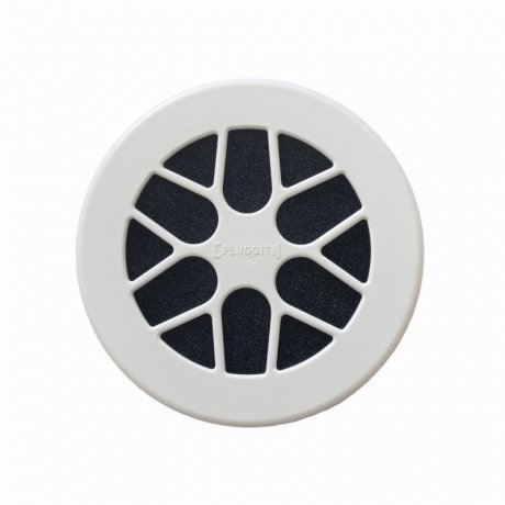 Pluggit Filterblenden-Set Standard mit Filteranschluß und Bulprenfilter NW 150, weiß