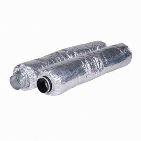 Pluggit Flexibler Anschlussschalldämpfer Anschlüsse NW 95 Muffe, Nippel Baulänge 1000 mm