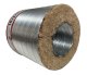 Flexibler Schalldämpfer mit Hanfisolierung und Lippendichtung, 1.000 mm, 50 mm Dämmschicht DN 160